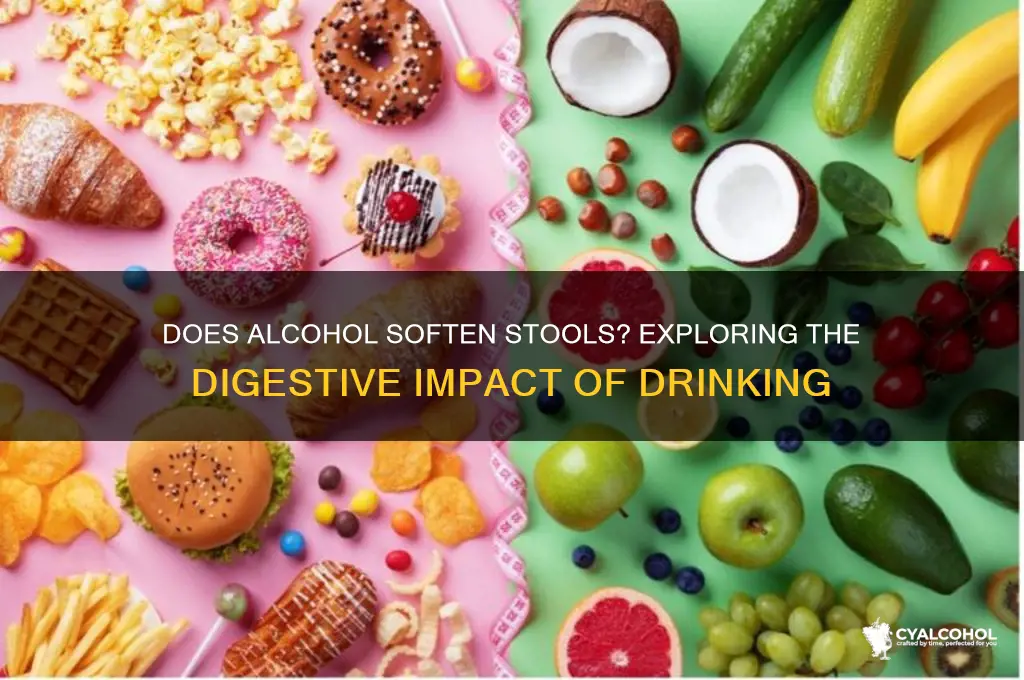 does alcohol soften stools