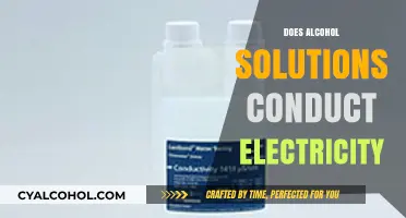 Exploring the Conductive Properties of Alcohol Solutions