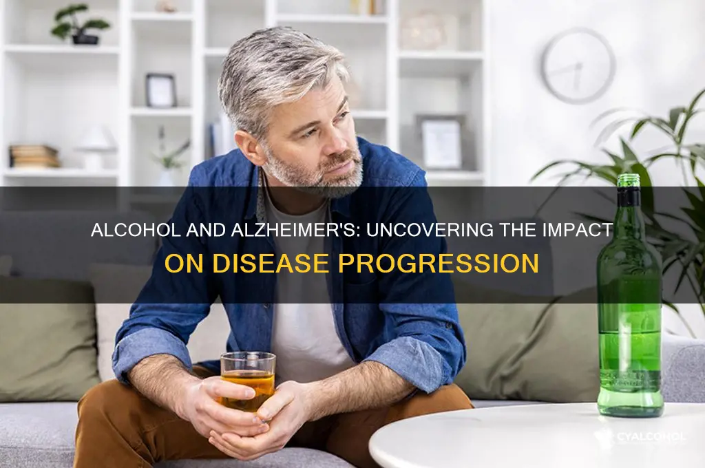 does alcohol speed up alzheimer