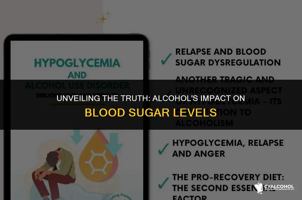 does alcohol spike glucose levels