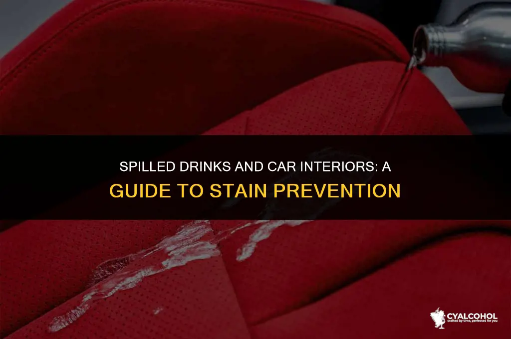 does alcohol stain car seats