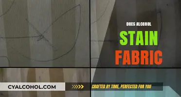 Alcohol and Fabric: Understanding Stains, Removal, and Prevention Tips