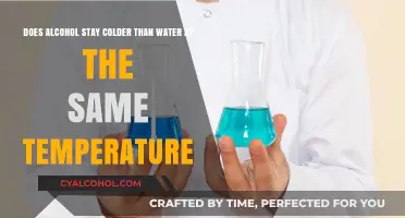 Chilling Mystery: Alcohol vs. Water