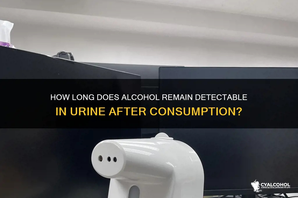 does alcohol stay in urine for 72 hours