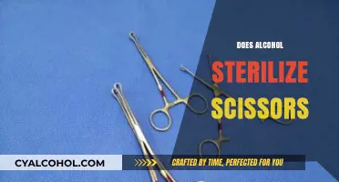 Alcohol as a Sterilizer: Can It Effectively Sanitize Scissors?