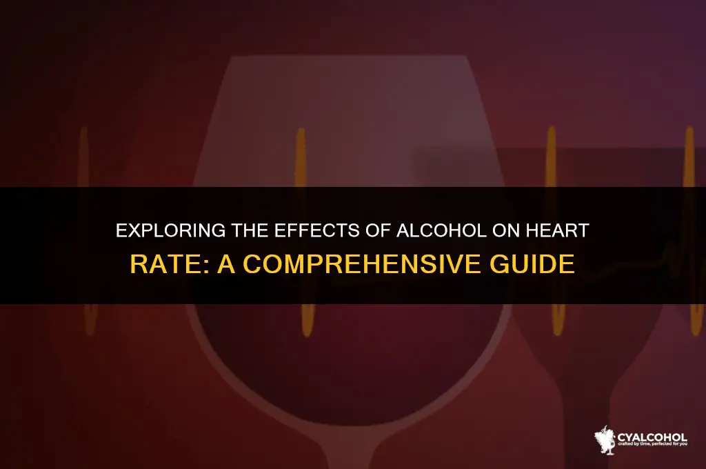 does alcohol stimulate heart rate