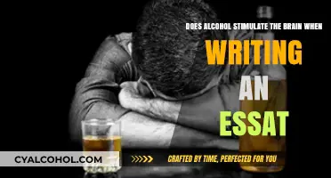 Alcohol's Effect: Brain Stimulation or Inhibition for Essay Writing?