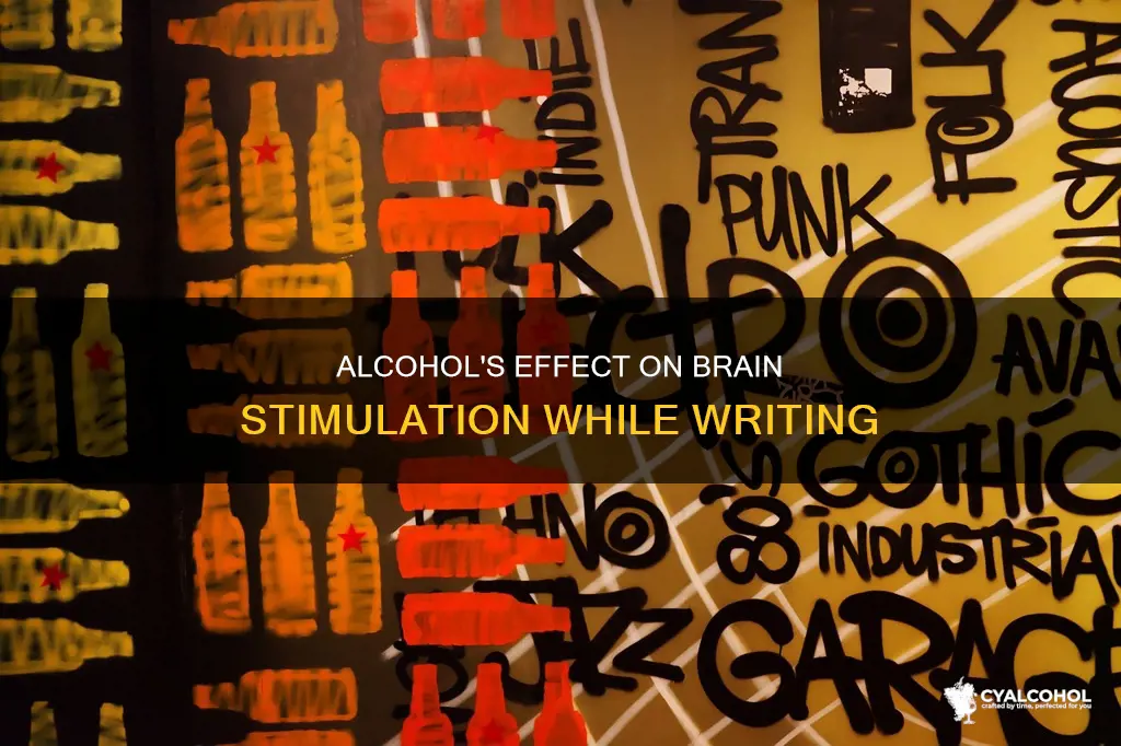 does alcohol stimulate the brain when writing an essay