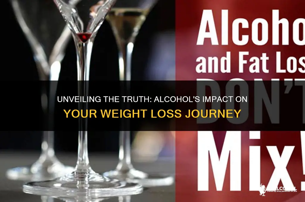 does alcohol stunt weight loss