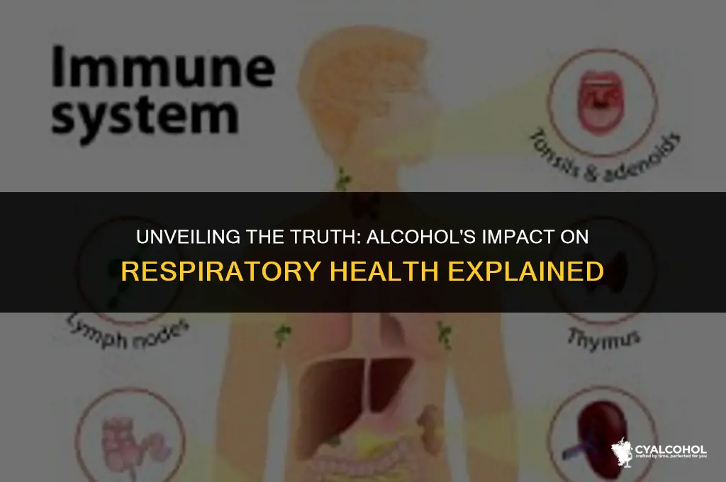 does alcohol suppress respiratory system