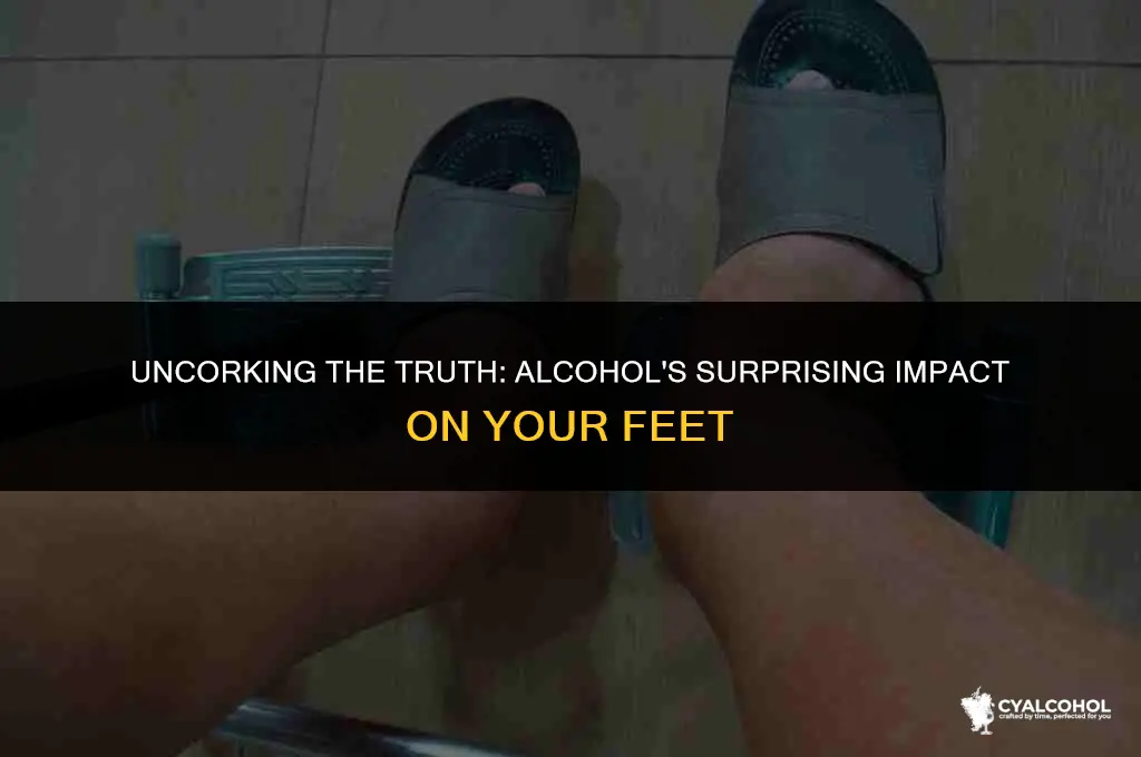 does alcohol swell your feet