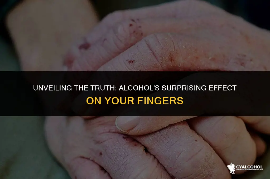does alcohol swell your fingers