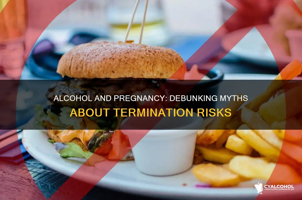 does alcohol terminate pregnancy
