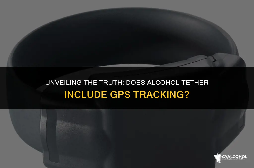 does alcohol tether have gps