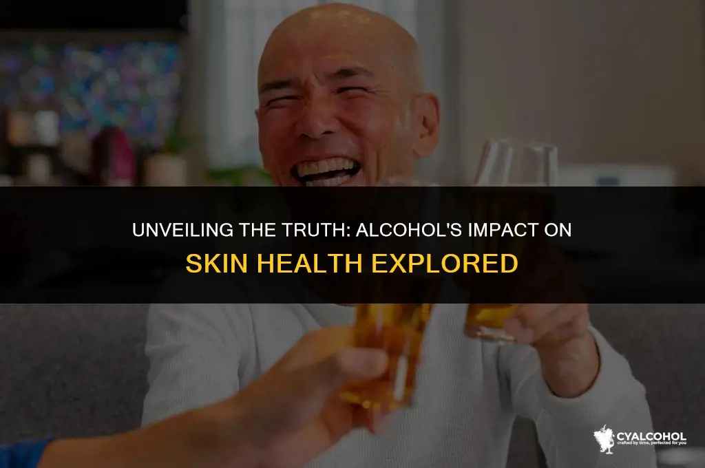 does alcohol thin your skin