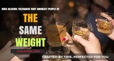 Weight Doesn't Define Alcohol Tolerance