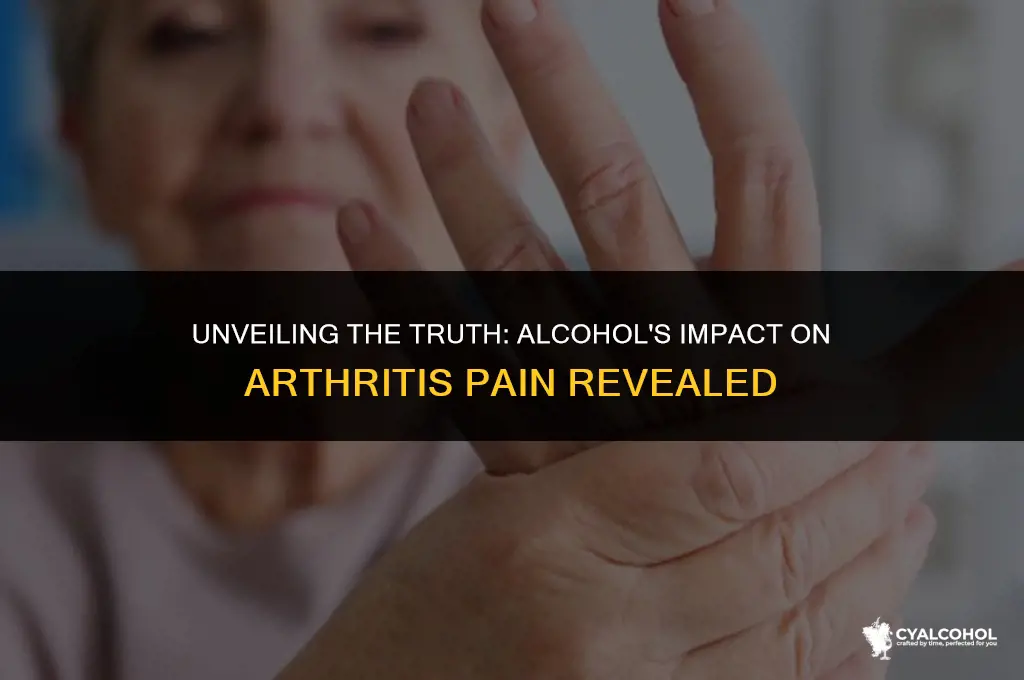does alcohol trigger arthritis pain