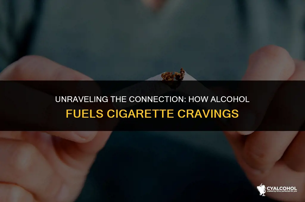does alcohol trigger cigarette cravings