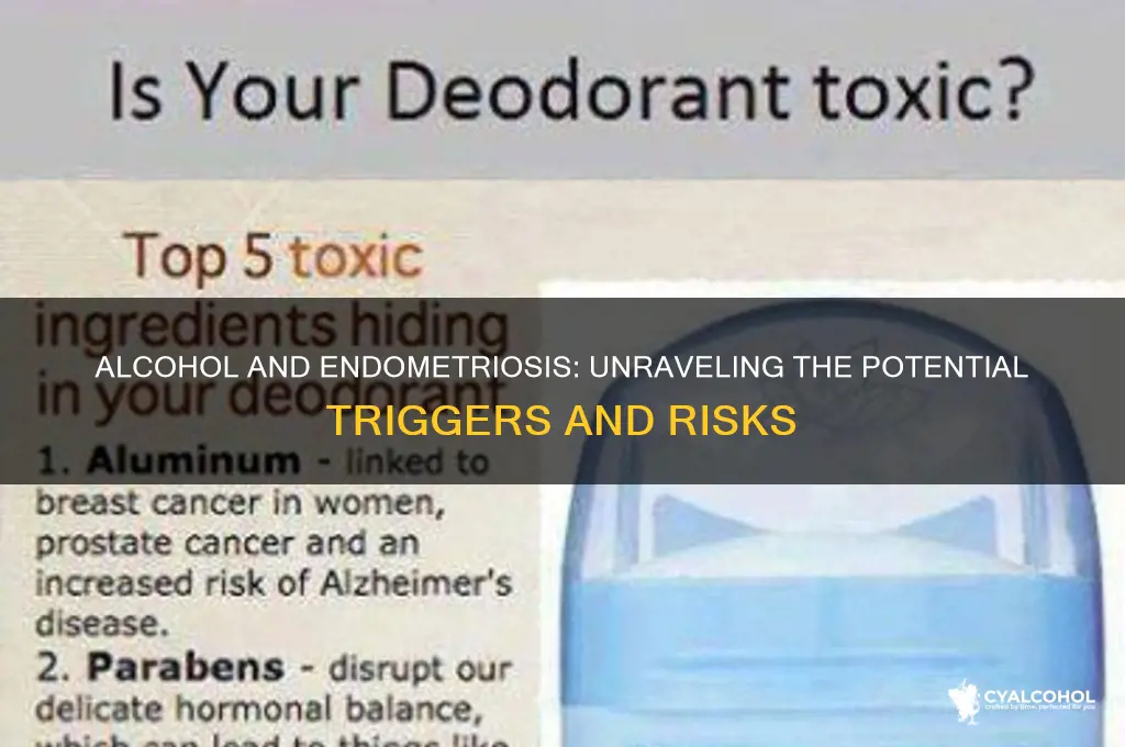 does alcohol trigger endometriosis