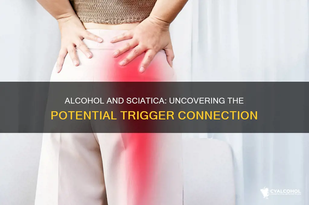 does alcohol trigger sciatica