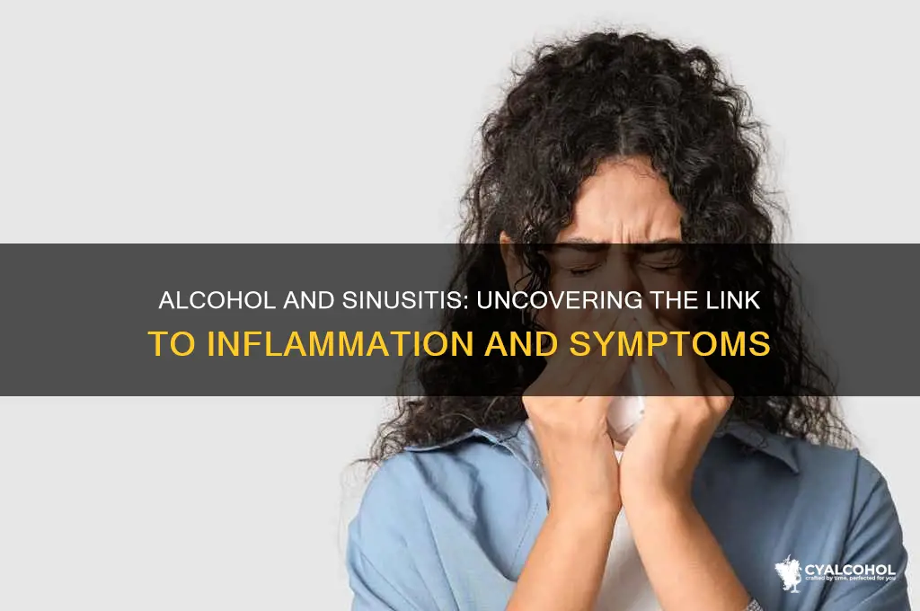 does alcohol trigger sinusitis