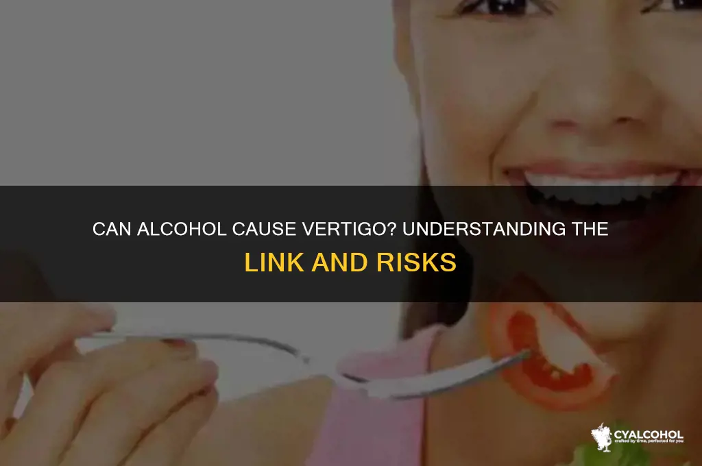 does alcohol trigger vertigo