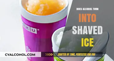 Alcohol and Shaved Ice: Myth or Possible Transformation?