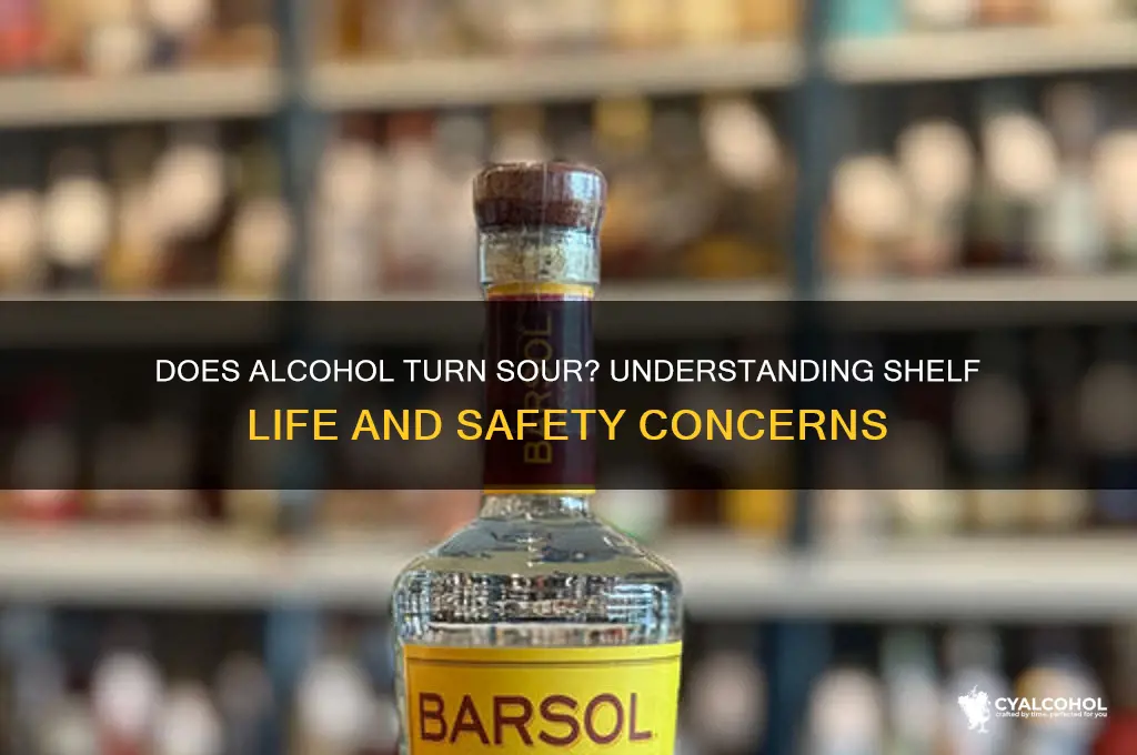does alcohol turn