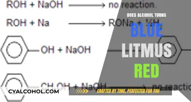 Does Alcohol Turn Blue Litmus Red? Unveiling the Chemical Reaction
