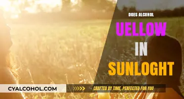 Sunlight's Effect on Alcohol: Does It Really Turn Yellow?