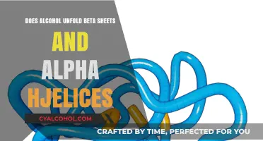 Alcohol's Impact on Protein Structure: Unfolding Beta Sheets and Alpha Helices?