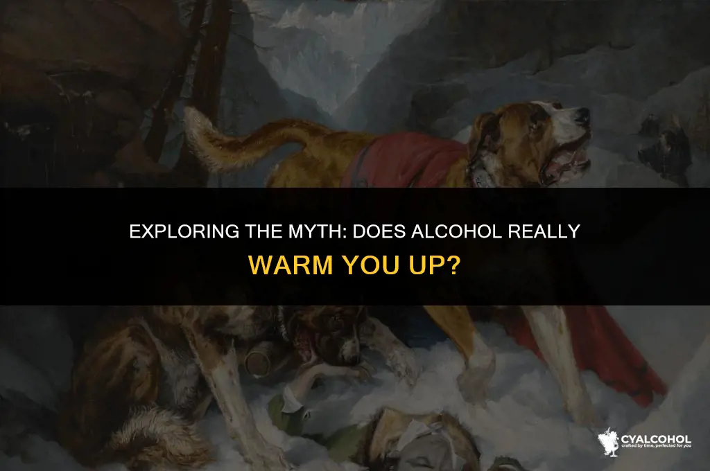 does alcohol warrm you up