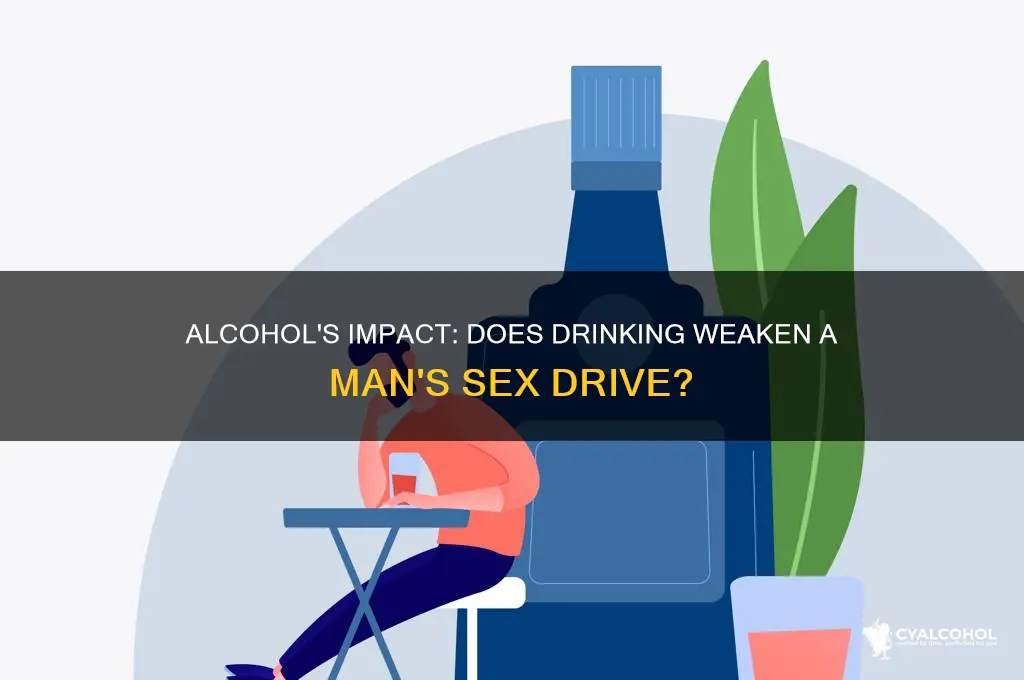 does alcohol weaken a man