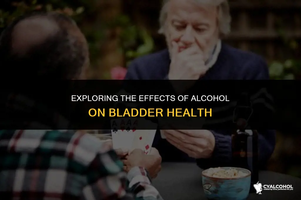 does alcohol weaken your bladder