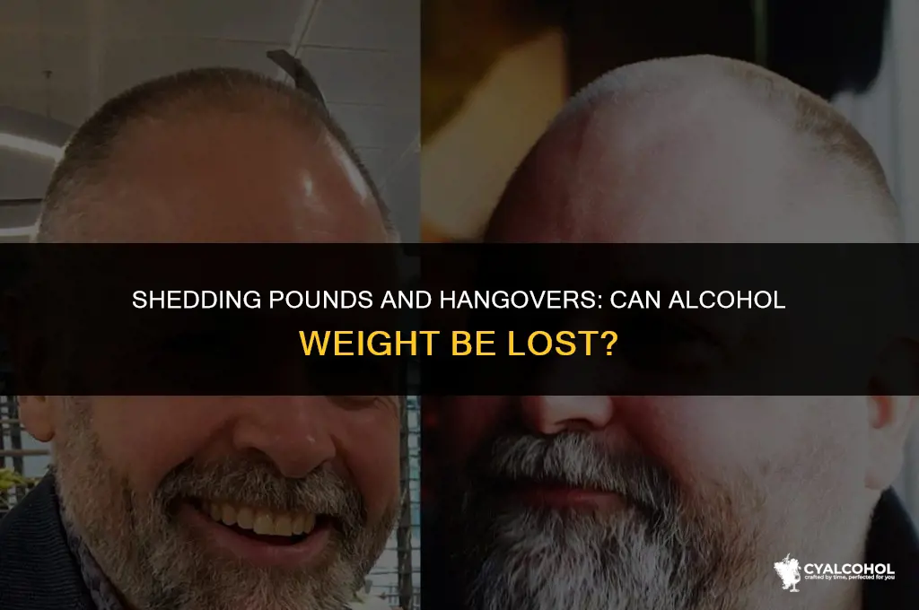 does alcohol weight go away
