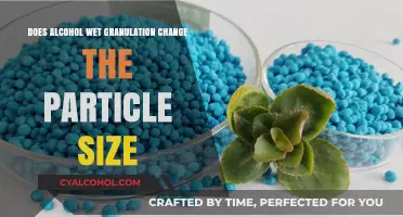 Alcohol Wet Granulation: Impact on Particle Size Distribution Explained