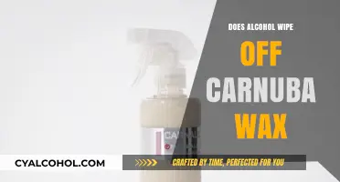 Alcohol vs. Carnauba Wax: Does It Wipe Off or Stay On?