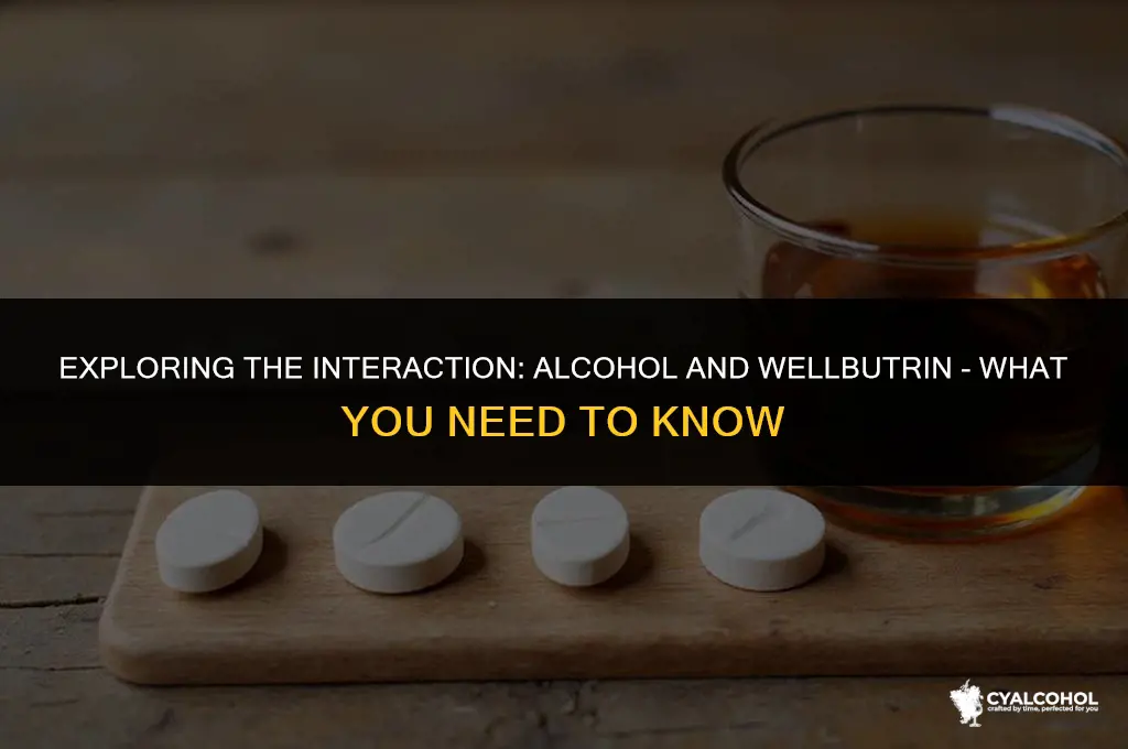 does alcohol wipe out wellbutrin