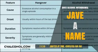 Understanding Alcohol Withdrawal: Does This Challenging Process Have a Specific Name?