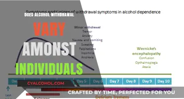 Alcohol Withdrawal: Understanding Unique Symptoms and Individual Variations