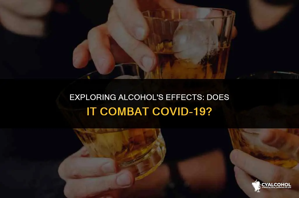 does alcohol work against covid