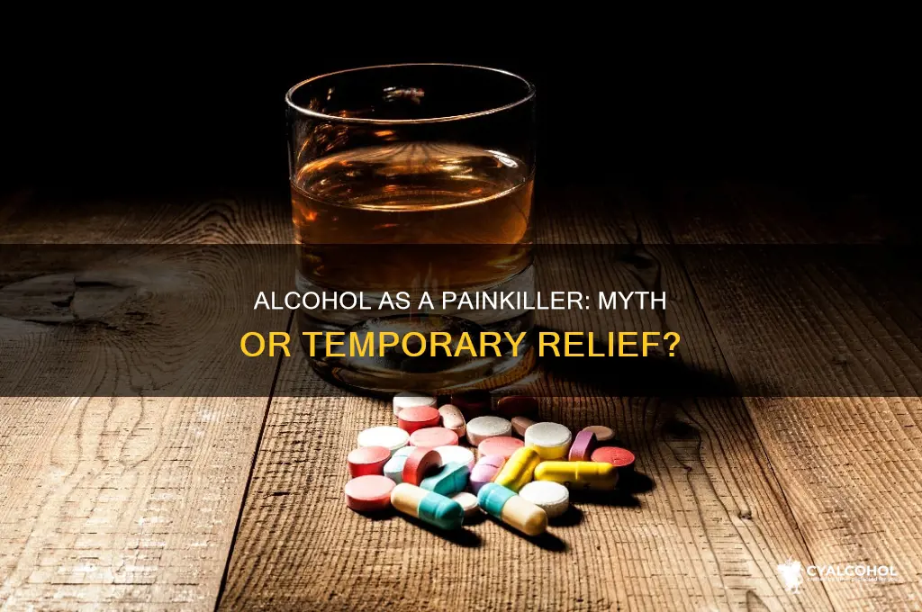 does alcohol work as a painkiller
