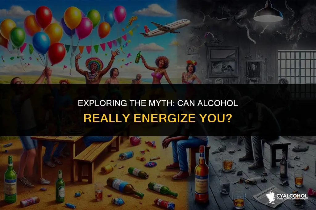 does alcohol work to energize