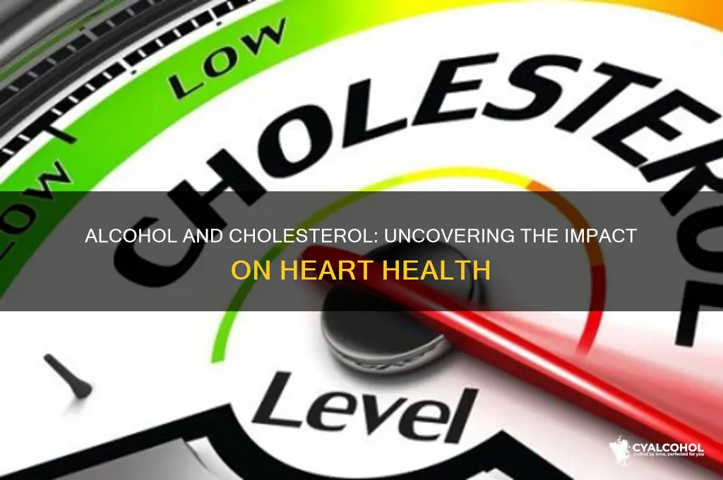 does alcohol worsen cholesterol