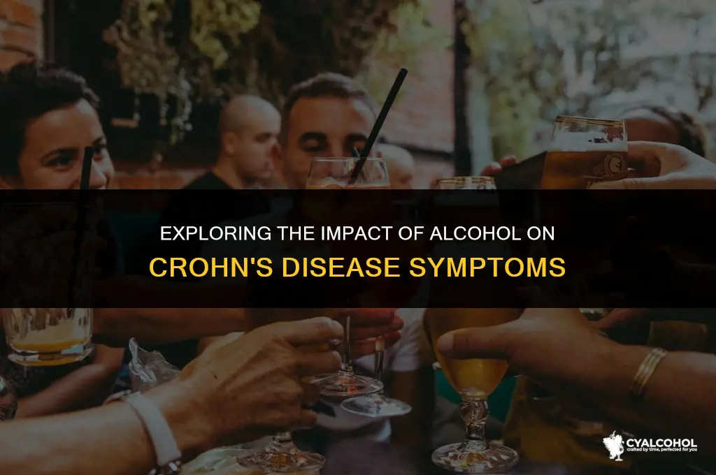 does alcohol worsen crohn
