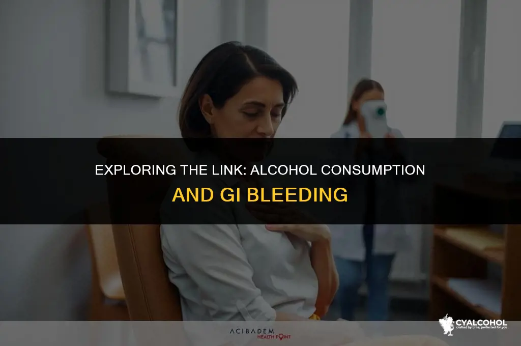 does alcohol worsen gi bleeding