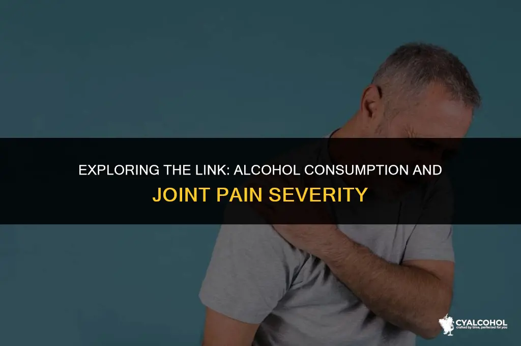 does alcohol worsen joint pain