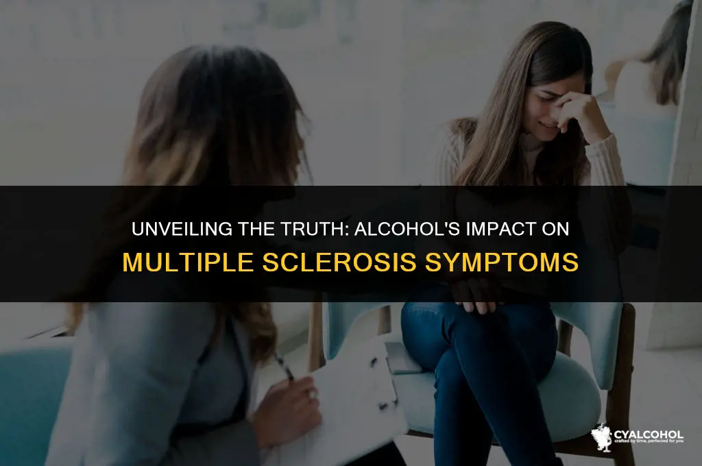 does alcohol worsen ms symptoms