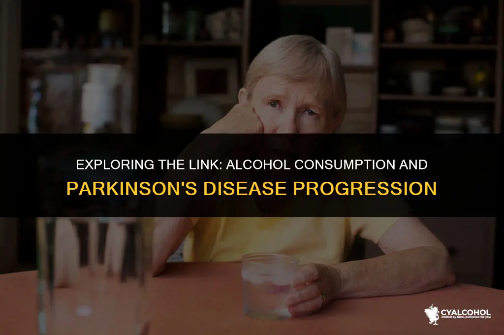 does alcohol worsen parkinson