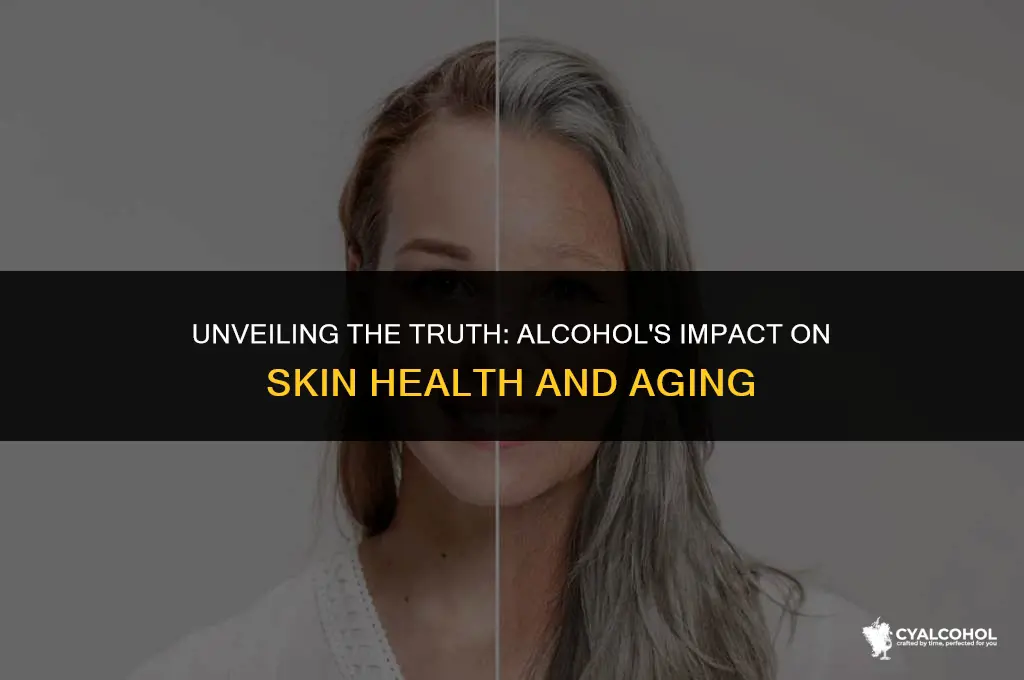 does alcohol wrinkle your skin